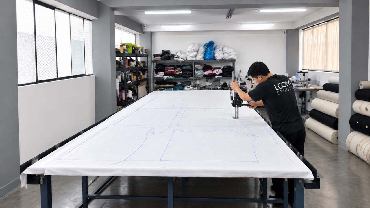 Mesa de corte de Loom Studio